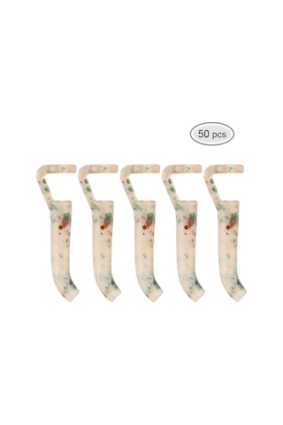 Kosona Balıkçı İğne Kalkanları - Kamuflaj Renk, Küçük Boy, 50 Adet - Balık İğnesi Dolaşmasını Engeller, Doğru Kanca Açısı Sağlar