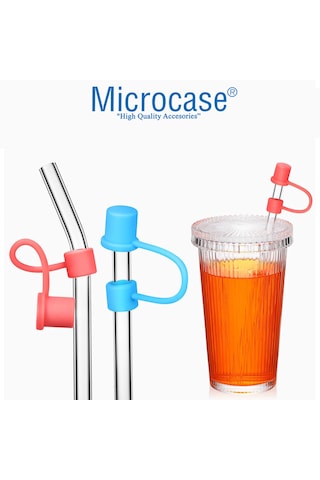 Microcase Yeti Ve Stanley Termoslar İçin Esnek Silikon Pipet Ucu Koruma Kılıfı 8mm-al4950 Şeffaf