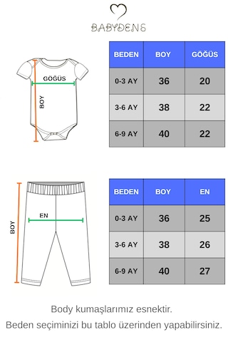 Babyden's Dayısının Balı Yazılı 3 Lü Bebek Takımı Pamuklu Kısa Kollu Çıtçıtlı Body, Arı Desenli Pantolon,bere Set Unisex Ekru