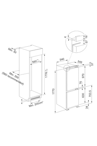 Franke FCB 320 S NE E 458 L Buzdolabı