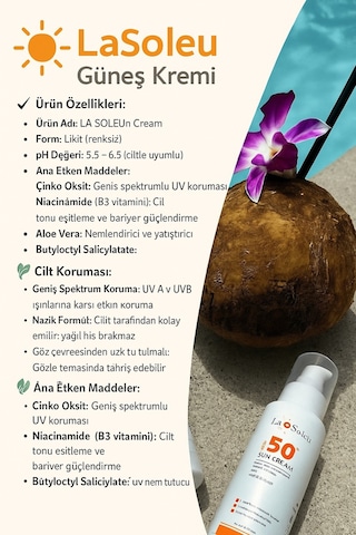 La Soleu Güneş Kremi