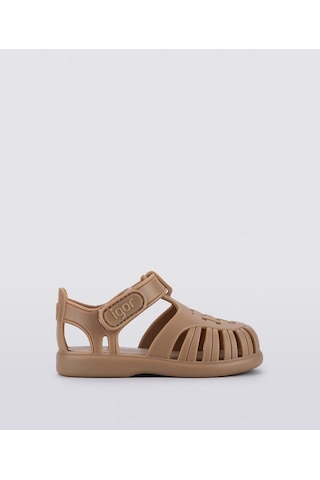 İgor S10271 Tobby Solid Taupe Çocuk Sandalet 001