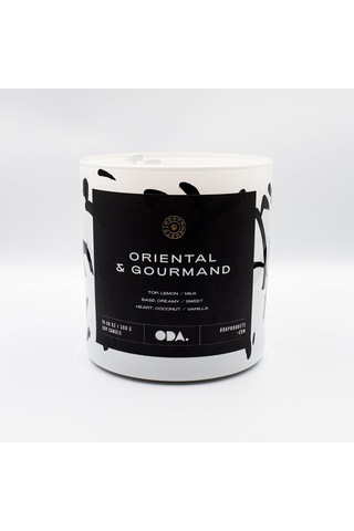Oriental & Gourmand - Oryantal & Gurme Dekoratif Desenli Soya Mumu I 300 Gr Renkli Genel