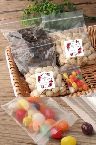 Kına&nikah&sünnet&mevlüt Hediyelik Etiketi 144 Adet Kuruyemiş V