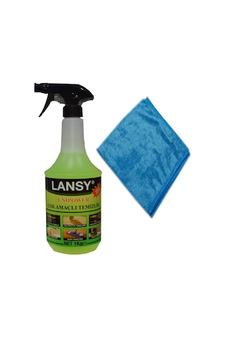Lansy Unipower Çok Amaçlı Temizlik 12 x 1 KG + 2 Mikrofiber Bez 40 x 40 CM