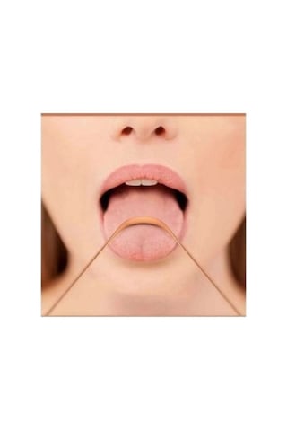 Fırça Saf Bakır Oil Pulling Yağ Çekme Dil Plak Temizleme Sıyırıcı Kaşığı Hijyenik Bakır Dil Fırçası