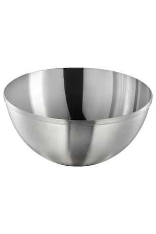 Ikea Blanda Blank Çelik Servis Kasesi, Paslanmaz Çelik, 12 Cm Gümüş