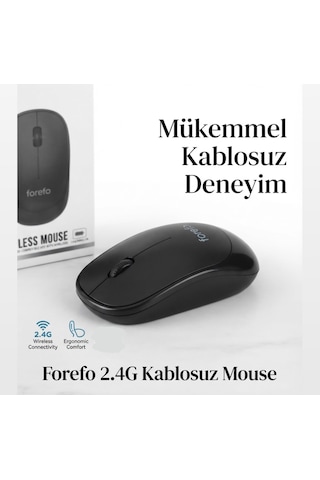 Slim Usb 2.4ghz Kablosuz Mouse Wireless Mouse Siyah Renk 2.4g