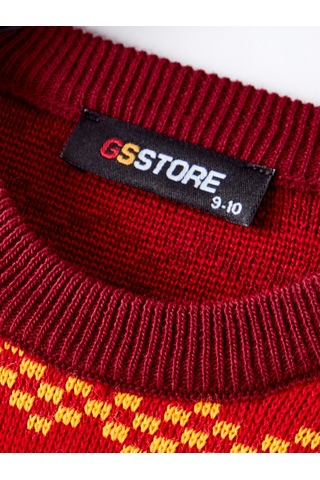 Gsstore Galatasaray Çocuk Yeni Yıl Kazak C252300 Kırmızı