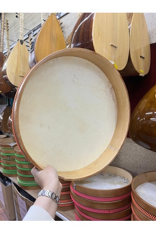 Hayvan Derisi Bendir 41 - 42 Cm Çaplı - Kılıf Dahil