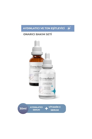 Dermaluire Aydınlatıcı Serum 30 ML + Vitamin C Serum 30 ML