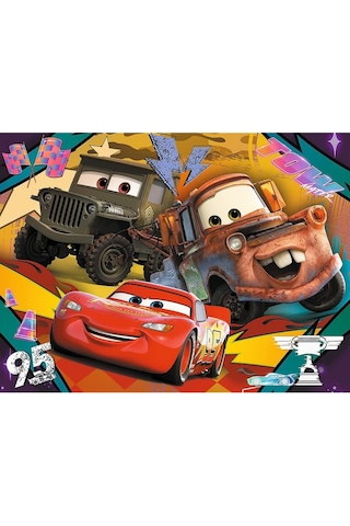 Trefl Arabalar 30 Parça Puzzle Lisanslı - Şimşek Mcqueen Ve Mater Eğitici Yapboz 3+ Yaş