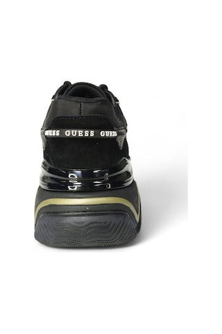 Guess Mıcola-haki Çizgili Kadın Sneaker-fl7mıcfal12-2 Siyah-haki