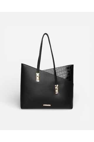 Steve Madden Belıot-c Black/gold Kadın Siyah Omuz Çantası Belıot-c