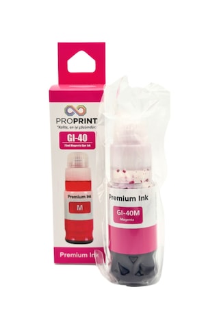 Proprint Canon Gı-40 Kırmızı Uyumlu Mürekkep 70 Ml Gm2040
