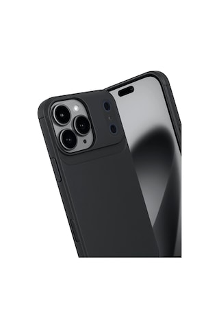 Gld-spt- Newface Apple Uyumlu iPhone 17 Pro Max Auto Focus Karbon Kapak - Siyah