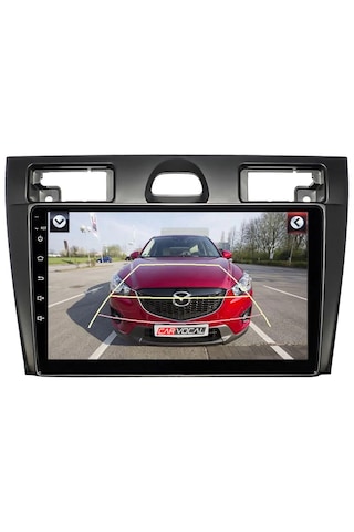 For-x Ford Fiesta-fusion 2006-2008 -9''android Gerçek 2+32 Gb / 4 Çekirdek 1.6ghz / Wıfı 5.0ghz / Bt 5.4-kablosuz Carplay-hd Kameralı-teknik Destekli 9"