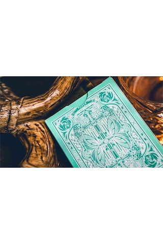 King Star Sanctuary Cyan Premium Oyun Kağıdı Limited Edition Koleksiyonluk İskambil Kartları