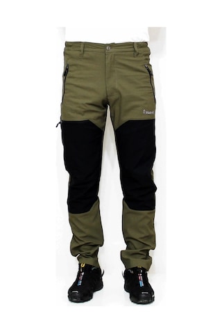 Mudwill 750101 Alpin Likralı Erkek Outdoor Pantolon-haki Siyah Çok Renkli