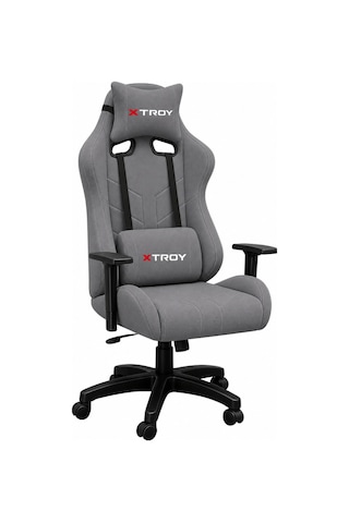 XTroy Rock Model Kumaş Oyuncu Koltuğu Gri