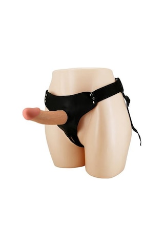 Zaga Oyun 17.5 CM Belden Bağlamalı İçi Boş Protez Penis