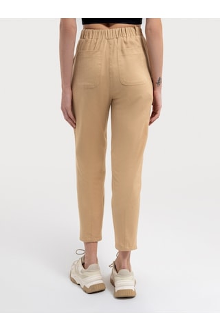 Slouchy Fit Kadın Pantolon Bej