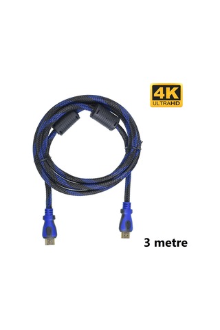 Auris 3 Metre Hdmı To Hdmı Kablosu Monitör Tv Uydu Alıcısı