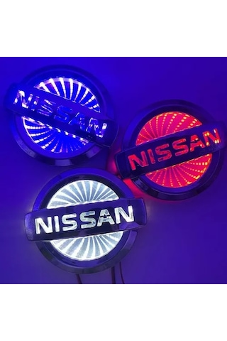 Nissan Işıklı Araba Logosu İçin Kullanılan Otomobil Işıklı Led Arka Stop Lambası