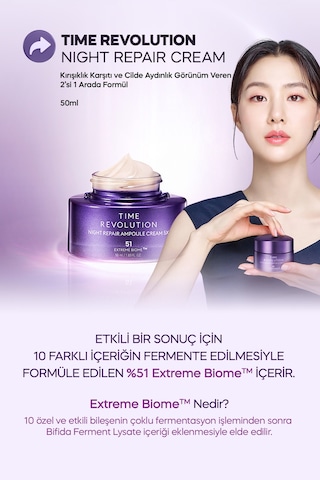 Bakım Kremi&5'li Maske Set Time Revolution Night Repair Cream&oule Mask Duo Set