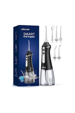 Su Diş Flosser, 10oz Su Tankı İle Taşınabilir Oral Irrigator, 7x Derin Temizleme, 5 Nozul Seçenekleri, Ipx7 Su Geç