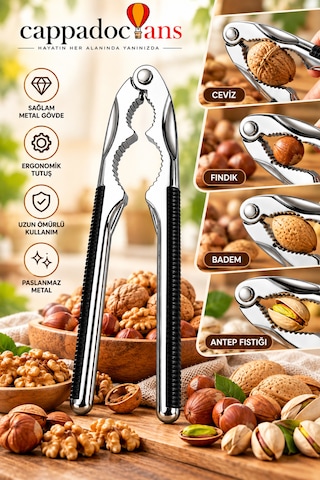 Ceviz Ve Fındık Kıracağı, Kuruyemiş Kıracağı, Kabuklu Yemiş, Ceviz Kıracağı, Fındık Kıracağı Vb. Metal, Dayanıklı, Ev Tipi Kullanım Diğer