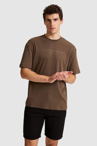 U.s. Polo Assn. Erkek Kahverengi Tişört 50326976-vr029