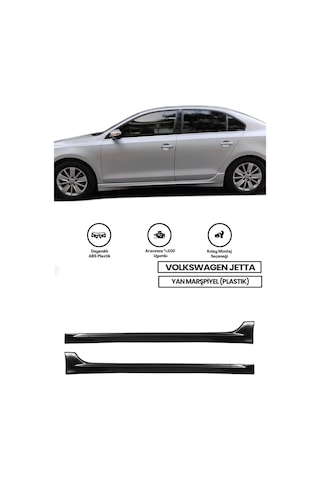 Jetta Yan Marşpiyel Çift Plastik