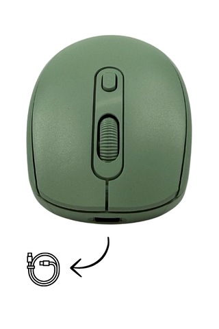 Çift Modlu Kablosuz Bluetooth Mouse Şarj Edilebilir Sessiz Tıklam