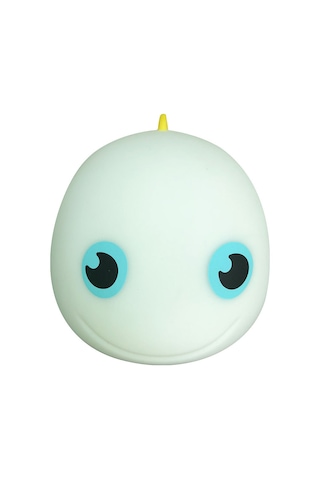 Springsun Yumuşak Dokulu Bebek Gece Lambası - 7 Renkli Dokunmatik Kontrollü Şarj Edilebilir Yunus Şeklinde Led Işık Çok Renkli