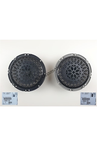 Peugeot 407 Hoparlör Seti 2 Adet 6562.X2 2 Adet 6562.X3 Tweeter Hariç-Soketsiz