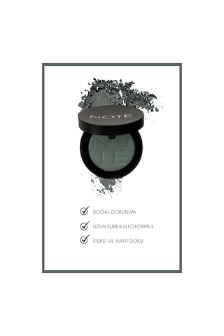 Note Cosmetique Luminous Silk Eyeshadow Tekli Göz Farı – 11 Yeşil