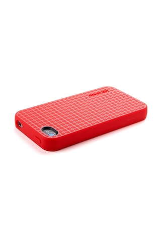 Speck Apple Uyumlu iPhone 4s/4 İle Pixelskin Hd Silikon Kılıf Kırmızı Kımırızı
