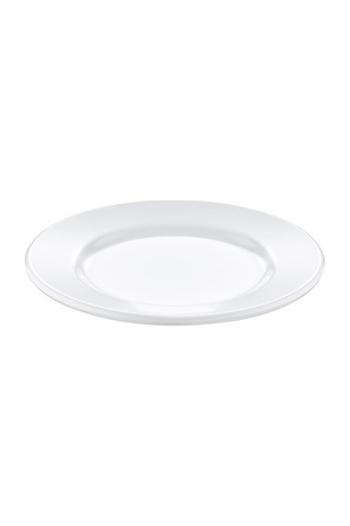 Melamin Otel Düz Tabak 17cm 6 Lı