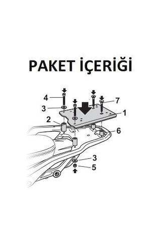 Moto Guzzi V85 Tt / V85 Tt Travel Arka Çanta Demiri Shad M0vt84st Siyah