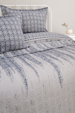 Marin 3 Parça Çift Kişilik Pike Takımı Lacivert 240 X 260 Cm Lacivert