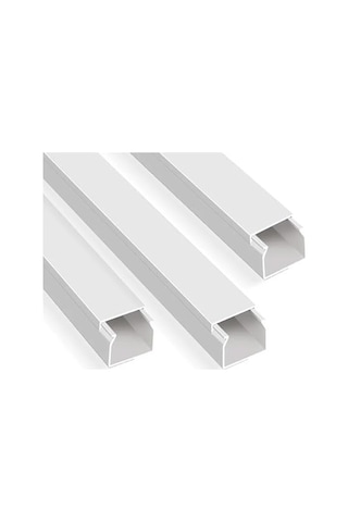 4 Metre 12x12mm Kendinden Yapışkanlı Kablo Kanalı 4m 10 Adet X 40cm Kablo Gizleyici