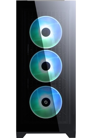 FRISBY FC-9455G VETRO 850 W 80+ Bronze Dual-Ring RGB Mid Tower ATX Bilgisayar Kasası