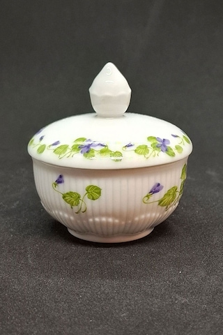 Kaıser Alman Mini Bonboniyer Şekerlik 5 Gr Kapasiteli Mor - Beyaz