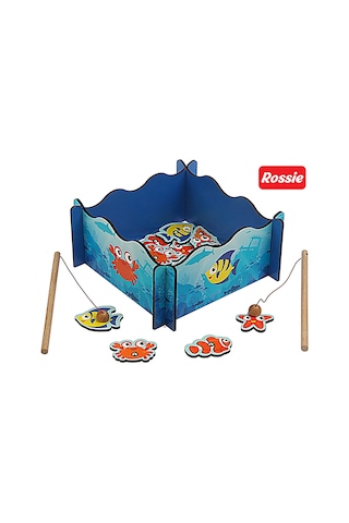 Rossie Ahşap Mıknatıslı Balık Tutma Oyunu