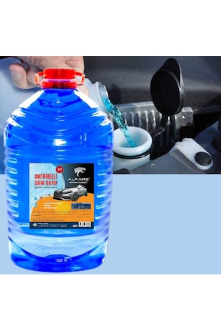 Alpars Oto Cam Suyu 5 Lt Antifrizli Cam Suyu - 25 Derece Kokulu Cam Suyu Sabunu Hediyeli