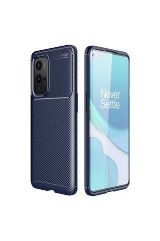 One Plus 9 Pro Kılıf Zore Negro Karbon Tasarım Silikon Kılıf
