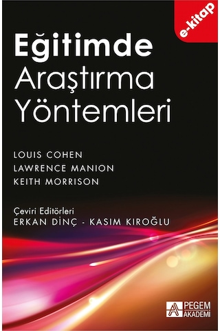 Eğitimde Araştırma Yöntemleri E-kitap