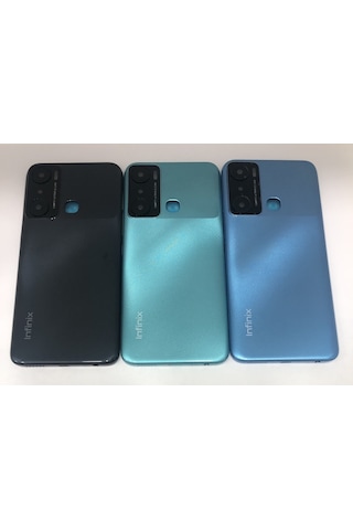İnfinix Hot 20i X665e Kasa Arka Kapak Pil Kapağı - Mavi