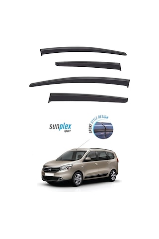 Dacia Lodgy Sunplex Marka Cam Rüzgarlığı Mugen 4'Lü